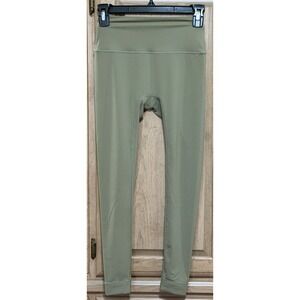Set AirLuxe Leggings Women's Size Small Green Yoga Gym Sports Exercise Relax